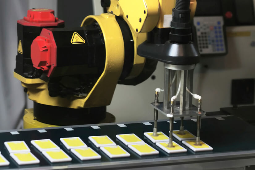 Microvalves in vacuum grippers Mikroventil Vakuum Greifarm